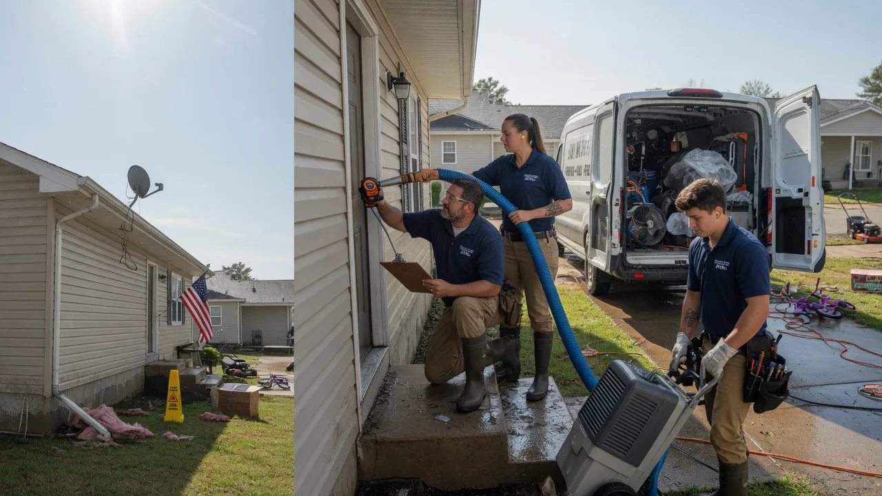 Ceiling Water Damage Restoration in Romayor, TX near me